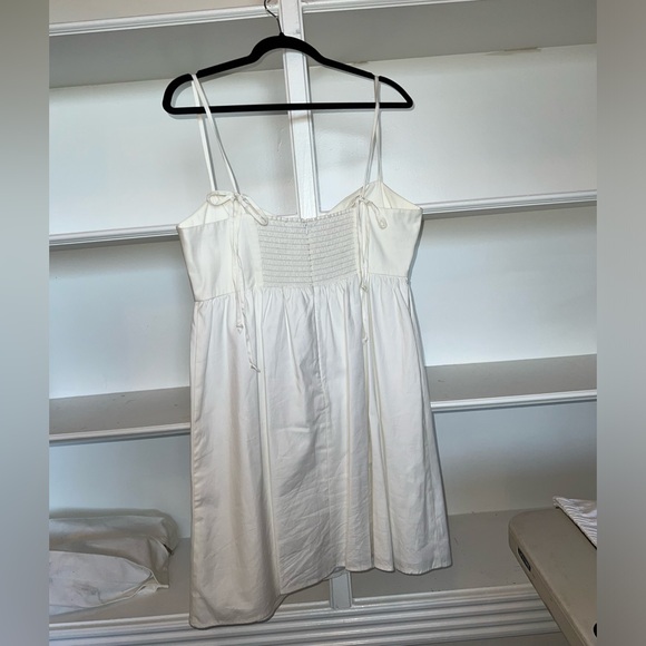 Reformation White Cox Dress - L - 10 US Womens - Picture 6 of 7